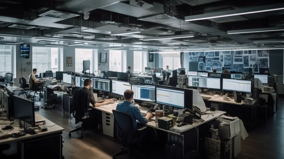 photo of an office for proprietary trading
